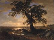 Asher Brown Durand The Solitary oak Sweden oil painting artist